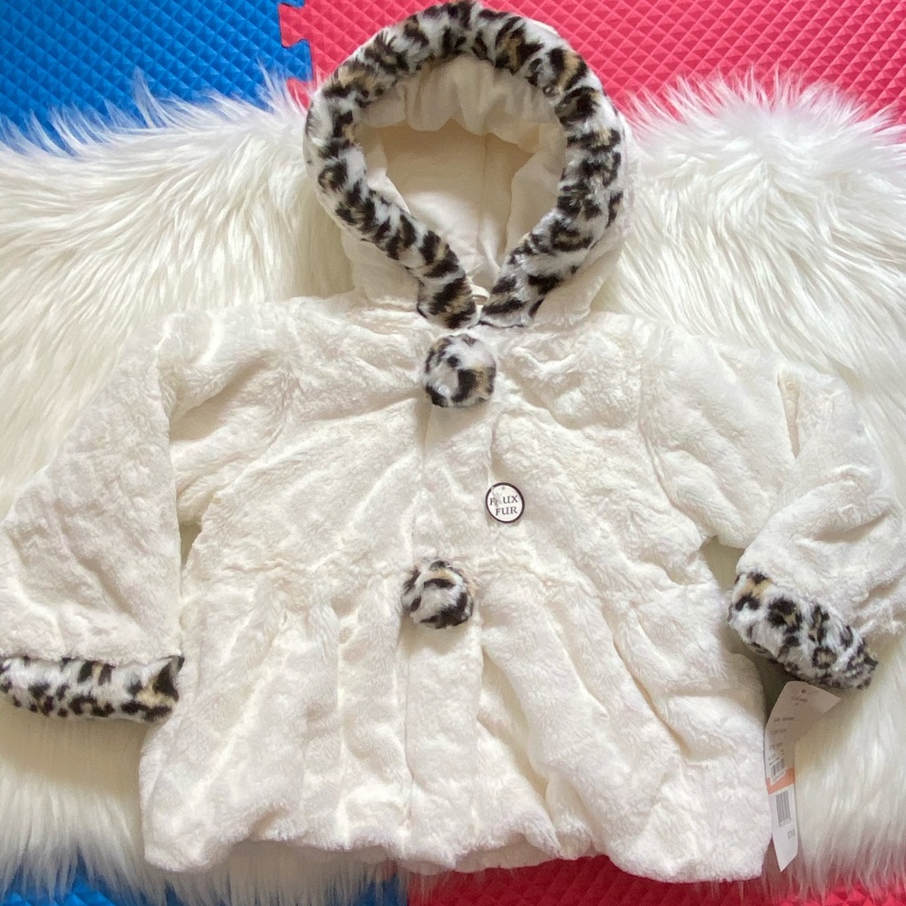 Girl clothes Faux Fur Coat 2T